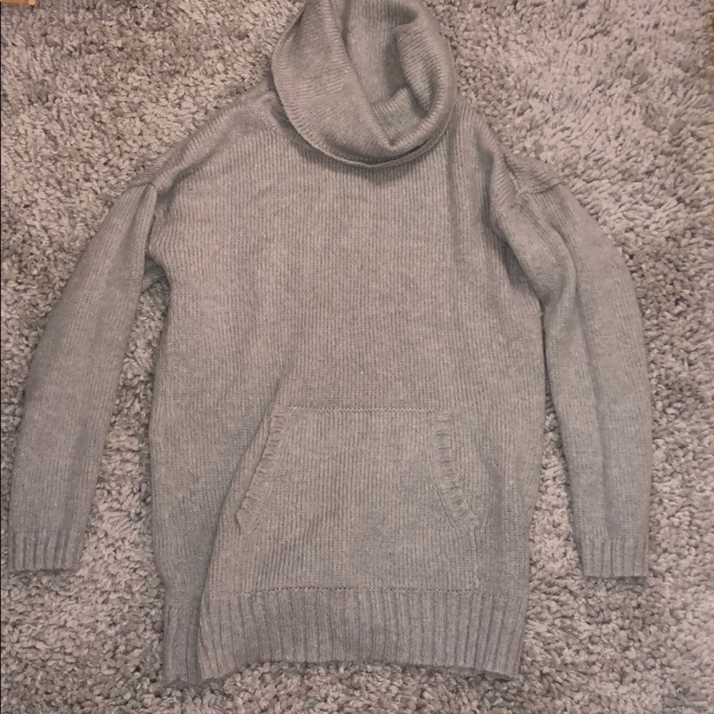 Grey turtle neck sweater!!